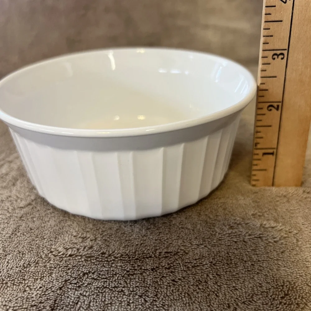Corning Ware by Corelle F-16-B‎ French White Casserole Dish Bowl 16oz Ramekin